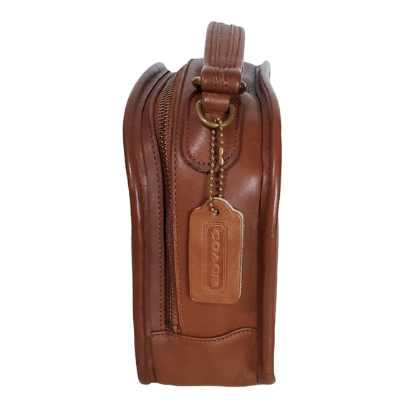 Vintage coach G6C-9991 leather lunch bag shoulder bag handbag brown - Picture 4 of 16